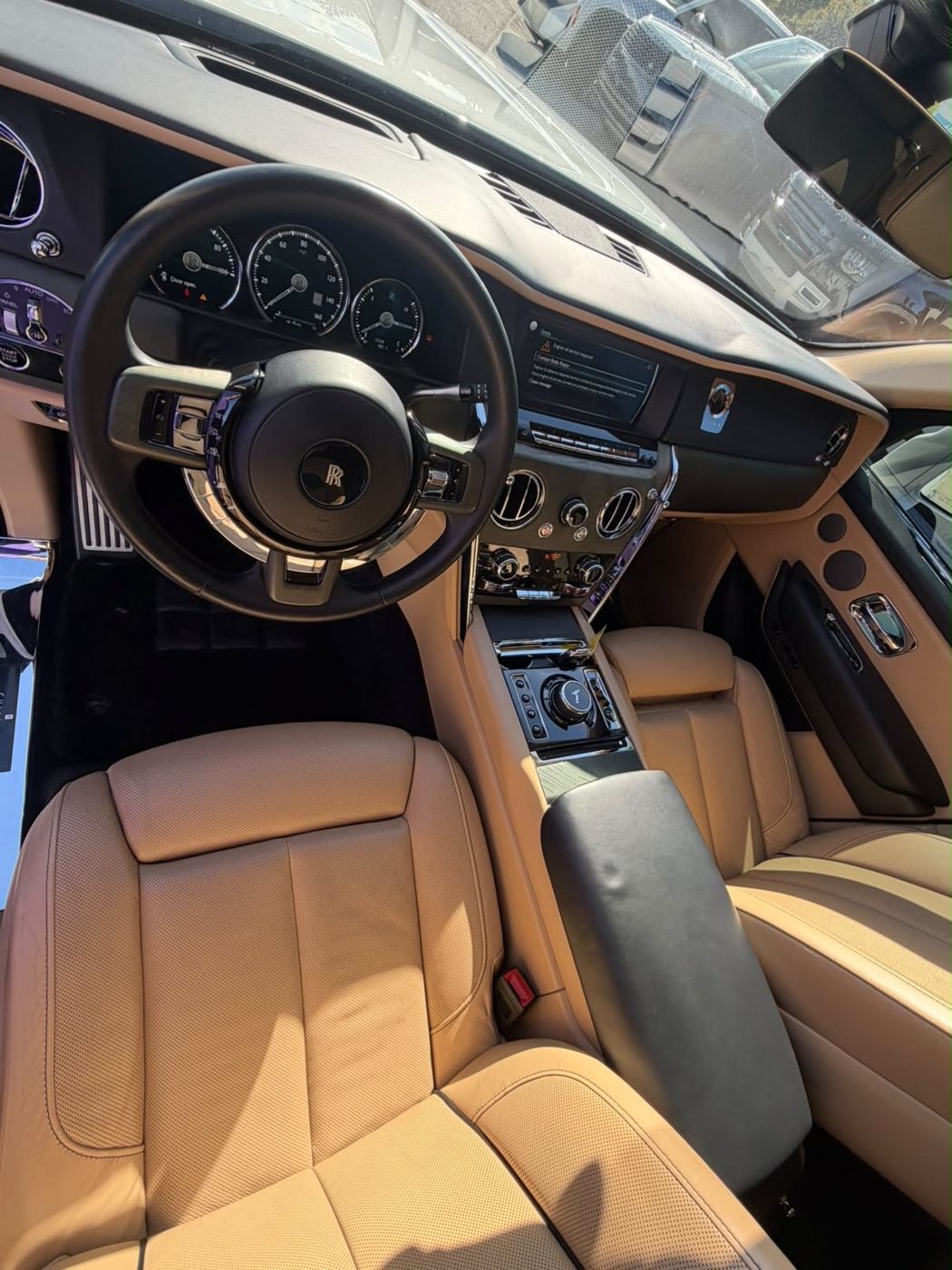 Rolls-Royce tan interior